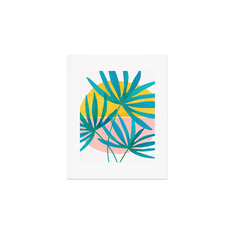 Mid Century Palms Art Print Gallery Image 1