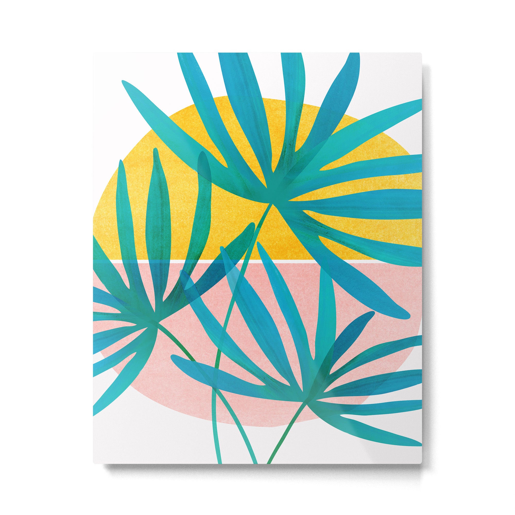 Mid Century Palms Metal Print Gallery Image 6