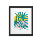 Mid Century Palms Framed Art Print Gallery Image 6