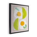Minimal Avocado and Eggs Framed Canvas Print Gallery Image 2