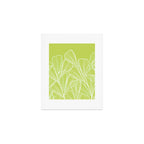 Minimal Modern Green Tropical Abstract Art Print Gallery Image 1