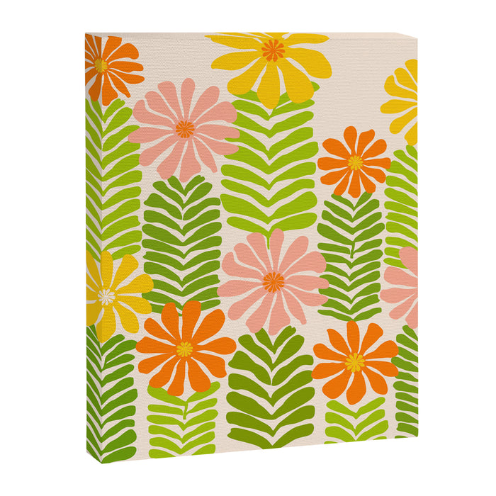 Minimalist Floral Art  Canvas Print Gallery Image 1