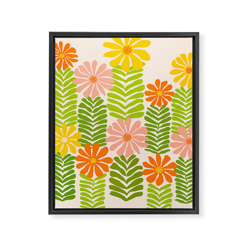 Minimalist Floral Art  Framed Canvas Print Gallery Image 6