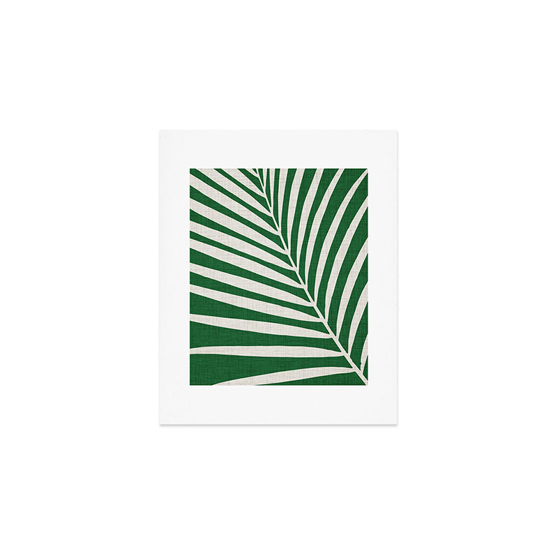 Minimalist Palm Leaf Art Print Gallery Image 1