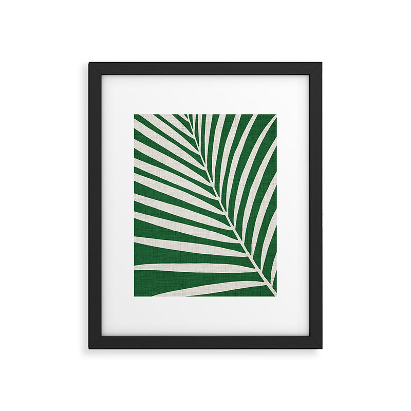 Minimalist Palm Leaf Framed Art Print Gallery Image 4