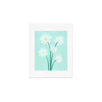 Mint Wildflower Bouquet Art Print Gallery Image 1