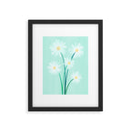 Mint Wildflower Bouquet Framed Art Print Gallery Image 5