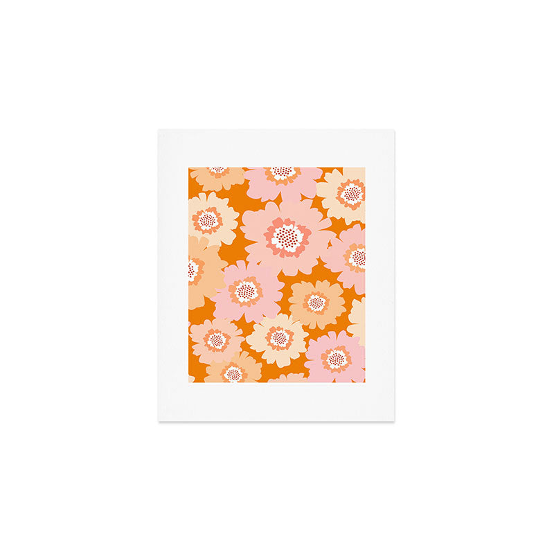 Modern Boho Flowers Art Print Gallery Image 1