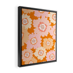 Modern Boho Flowers Framed Canvas Print Gallery Image 2