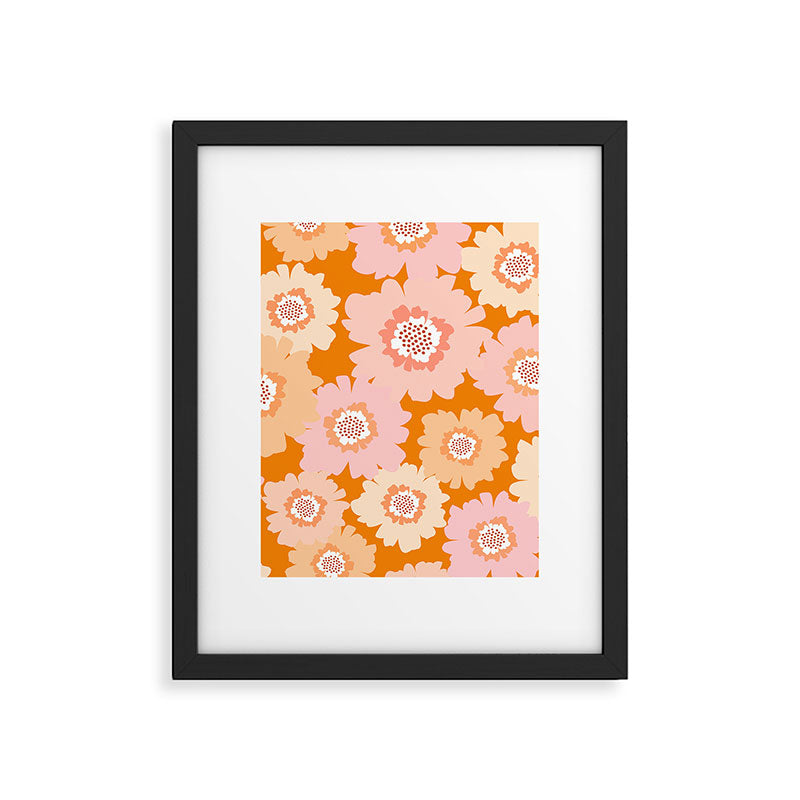 Modern Boho Flowers Framed Art Print Gallery Image 6