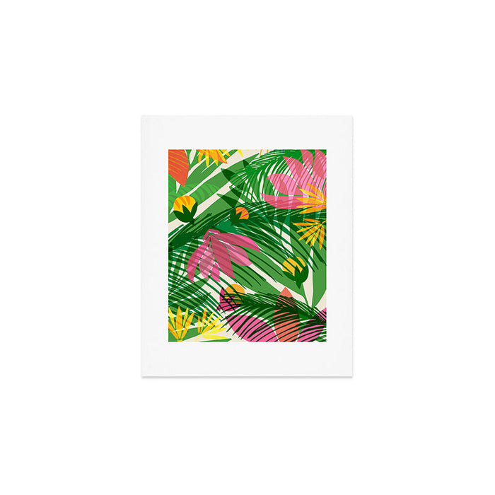 Modern Breezy Hawaiian Print  Art Print Gallery Image 1