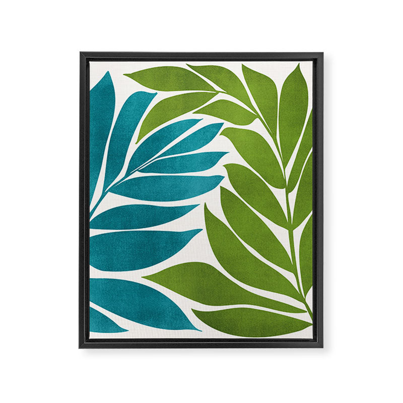 Modern Coastal Seagrass Framed Canvas Print Gallery Image 8