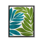 Modern Coastal Seagrass Framed Canvas Print Gallery Image 8