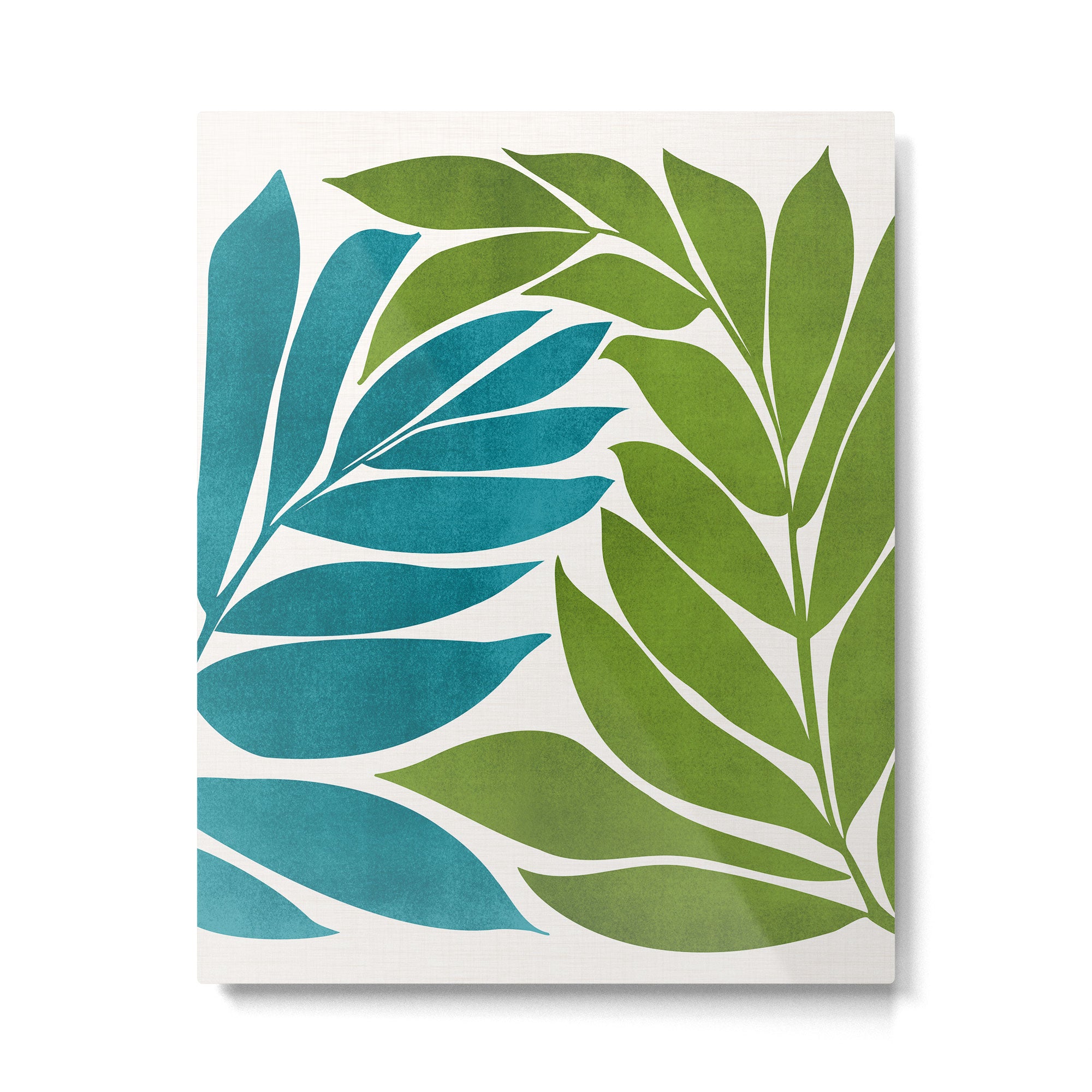 Modern Coastal Seagrass Metal Print Gallery Image 6