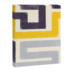 Modern Maze Abstract Geometric Painting  Canvas Print Gallery Image 8