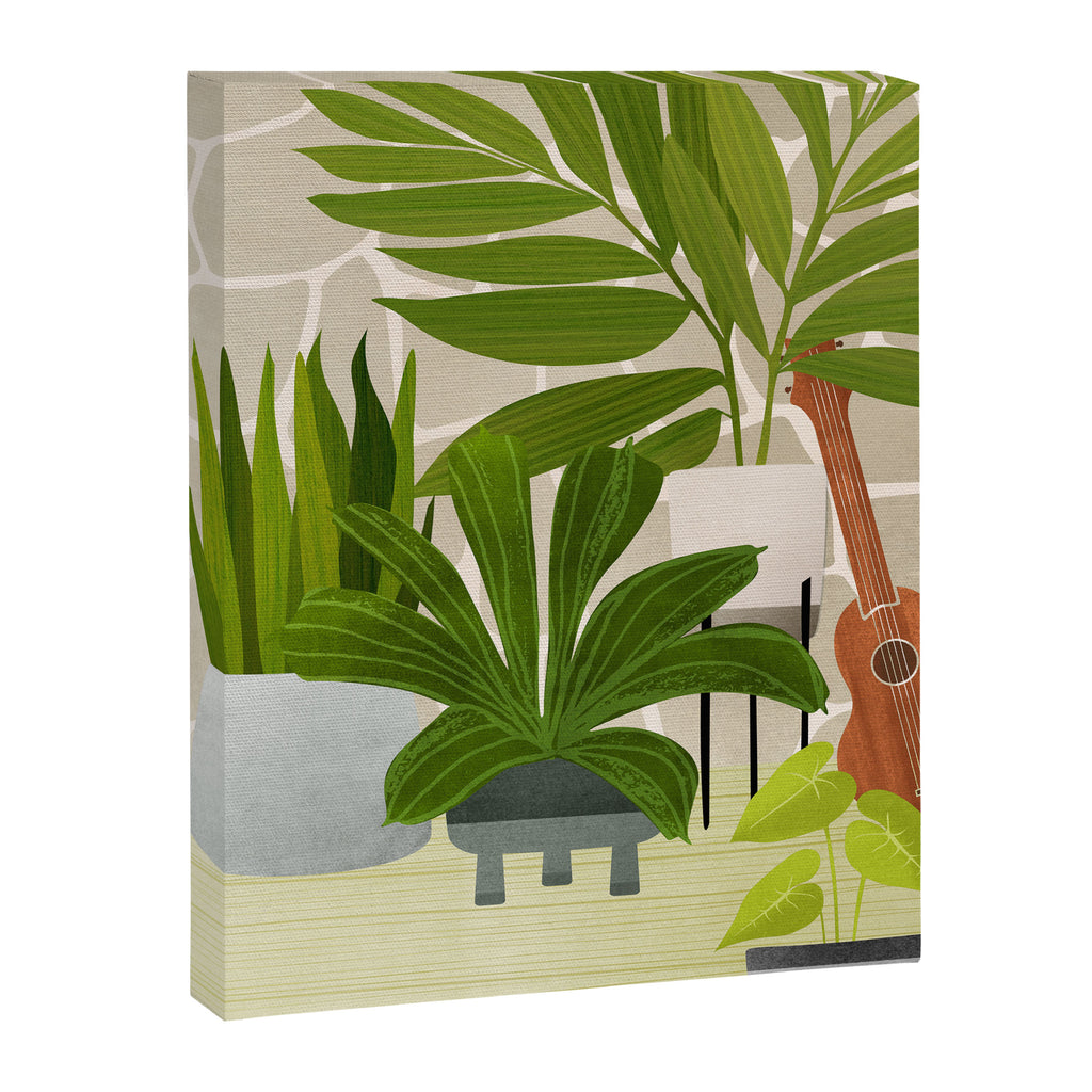 Modern Outdoor Oasis Canvas Print Gallery Image 8