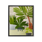 Modern Outdoor Oasis Framed Canvas Print Gallery Image 8
