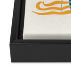 Modern Pop Abstract Landscape Framed Canvas Print Gallery Image 3