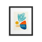 Modern Pop Abstract Landscape Framed Art Print Gallery Image 5