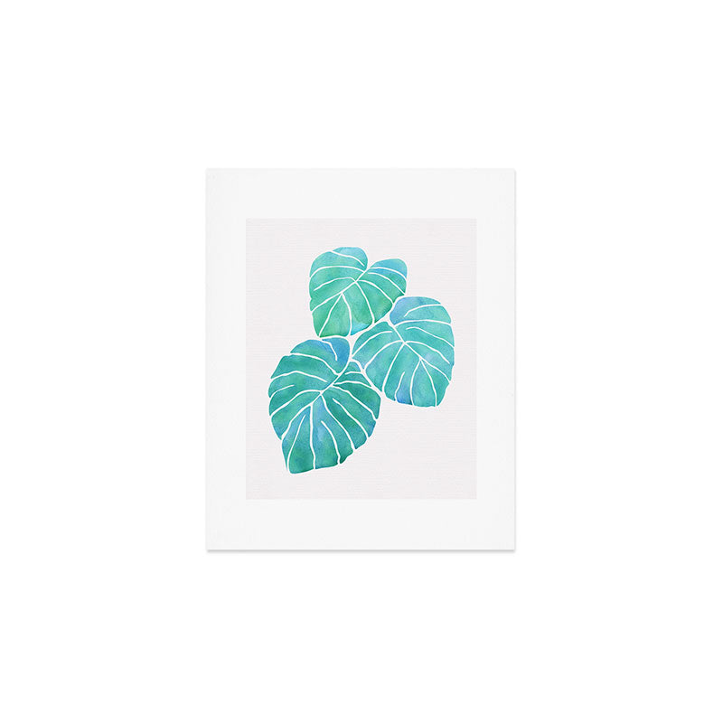 Monstera Tropical Plant Art Print Gallery Image 1