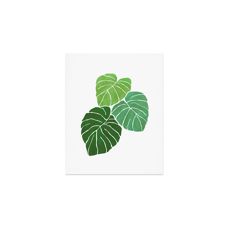 Monstera Tropical Plant Painting Art Print Gallery Image 1