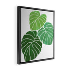 Monstera Tropical Plant Painting Framed Canvas Print Gallery Image 2