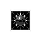 Moon Phases & Mountains Art Print Gallery Image 1