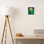 Moon Rise Tropical Landscape Canvas Print Gallery Image 2