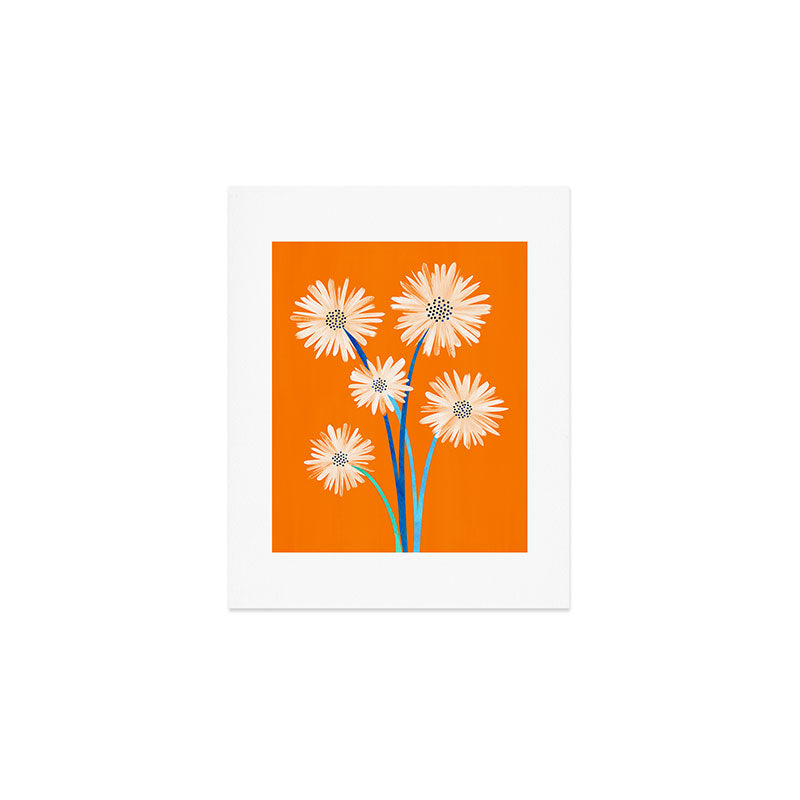 Moroccan Daisies Still Life Art Print Gallery Image 1