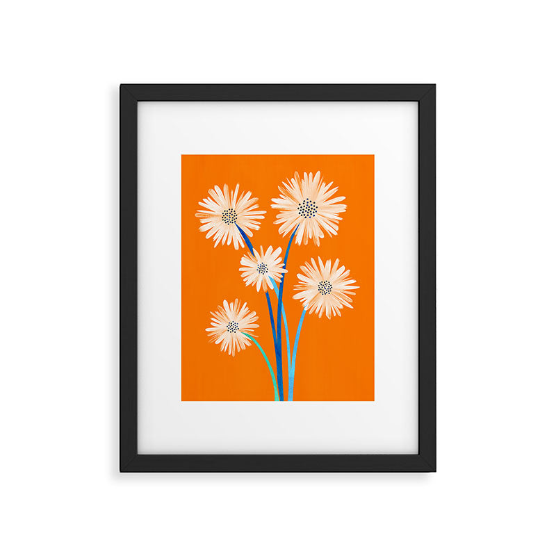 Moroccan Daisies Still Life Framed Art Print Gallery Image 5