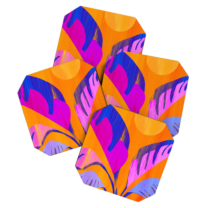 Mystic Tropics / Abstract Tropical Series Coaster Gallery Image 1