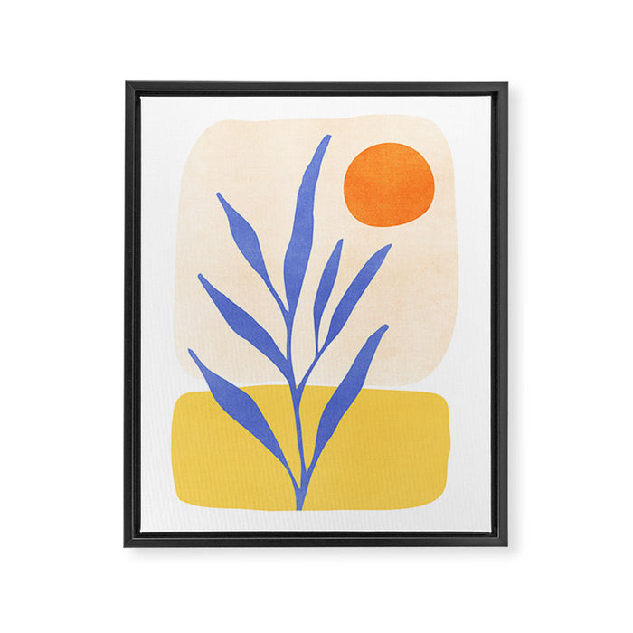 Nature's Balance Abstract Landscape Framed Canvas Print Gallery Image 1