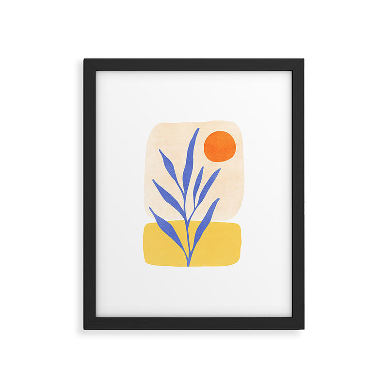 Nature's Balance Abstract Landscape Framed Art Print Gallery Image 5
