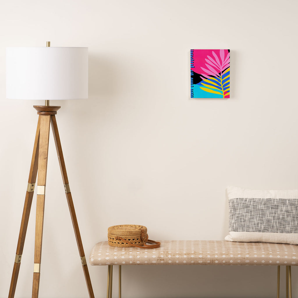 Neon Summer Abstract Art Canvas Print Gallery Image 2