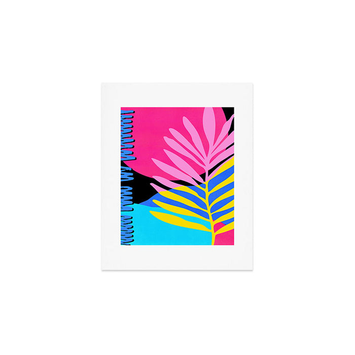 Neon Summer Abstract Art Art Print Gallery Image 1