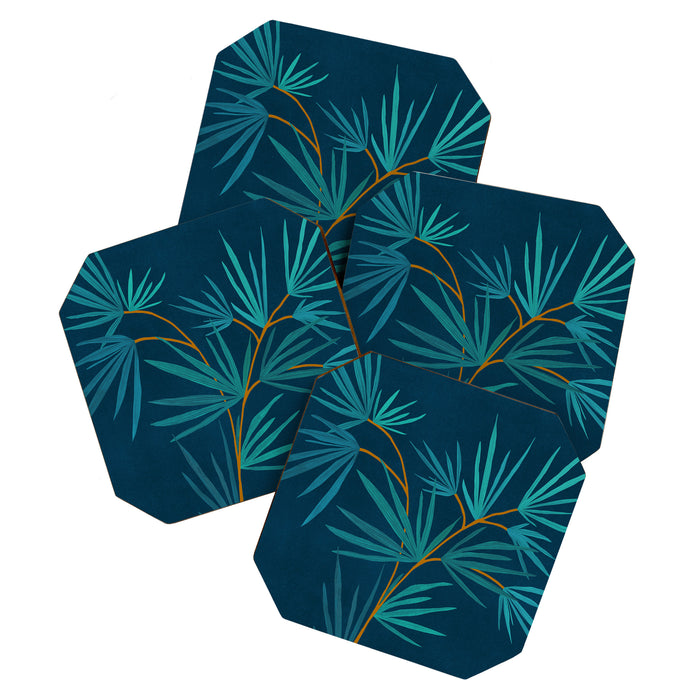 Night Palm Blues Coaster Gallery Image 1