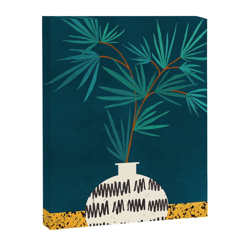 Night Palm Still Life Canvas Print Gallery Image 6