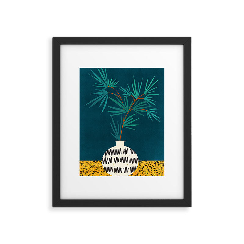Night Palm Still Life Framed Art Print Gallery Image 5