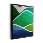 Oahu Shoreline Abstract Landscape Framed Canvas Print Gallery Image 2