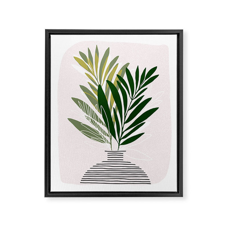 Olive Branches Contemporary Botanical Art Framed Canvas Print Gallery Image 6