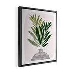Olive Branches Contemporary Botanical Art Framed Canvas Print Gallery Image 2