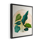Opening Act Tropical Greenery Framed Canvas Print Gallery Image 2