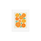 Orange Slices With Blossoms Art Print Gallery Image 1