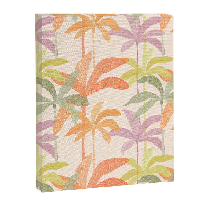 Palm Grove Repeat Pattern Canvas Print Gallery Image 1