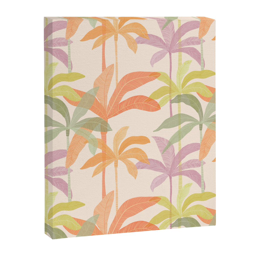 Palm Grove Repeat Pattern Canvas Print Gallery Image 8