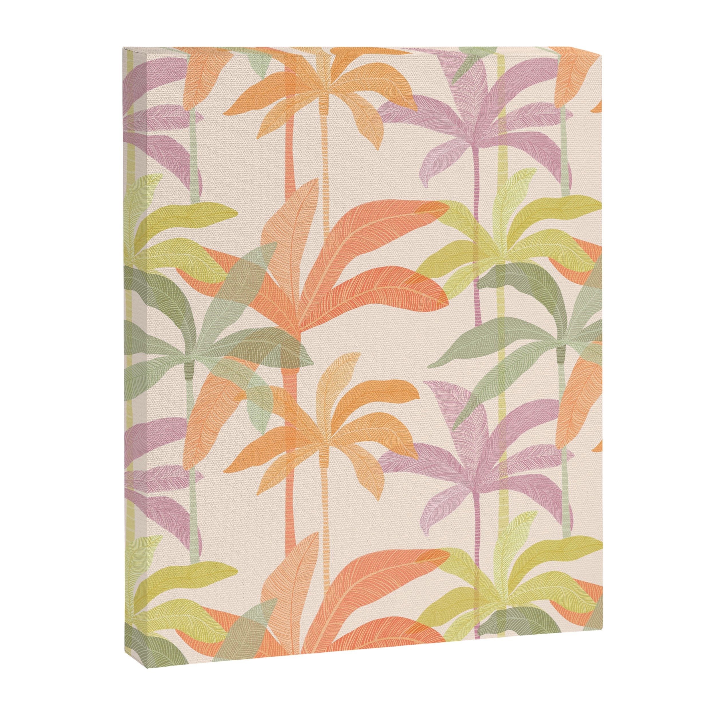 Palm Grove Repeat Pattern Canvas Print Gallery Image 8