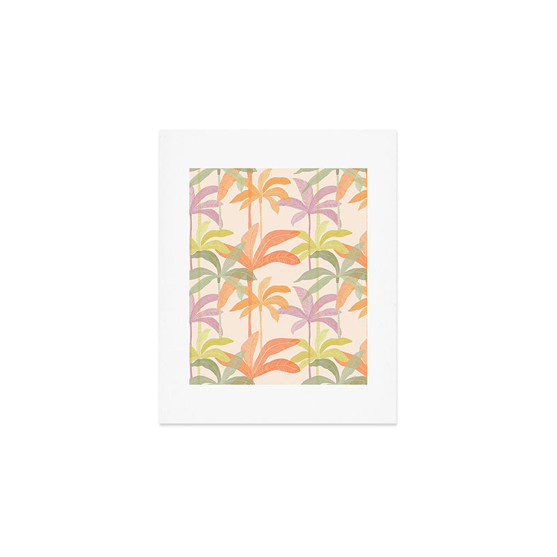 Palm Grove Repeat Pattern Art Print Gallery Image 1