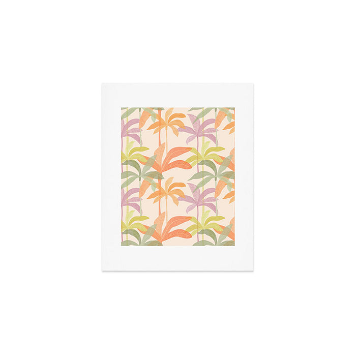 Palm Grove Repeat Pattern Art Print Gallery Image 1