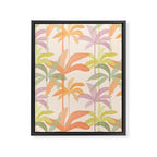 Palm Grove Repeat Pattern Framed Canvas Print Gallery Image 8
