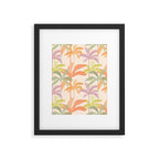 Palm Grove Repeat Pattern Framed Art Print Gallery Image 6